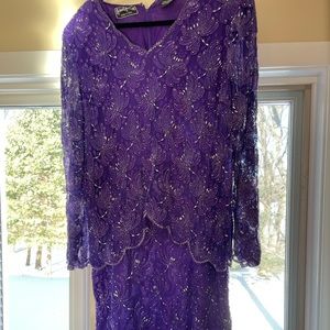 Beaded Evening Gown size 18
